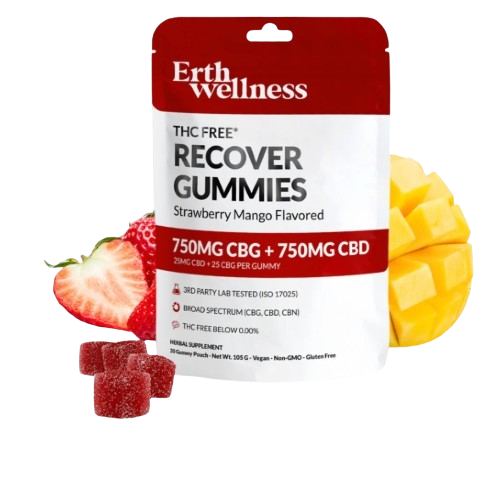 THC Free RECOVER Gummies Strawberry Mango in Pakistan