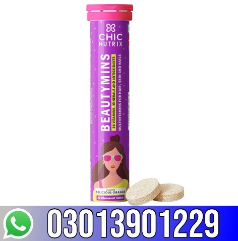 Chicnutrix Beauty Mins Effervescent Tablet - Orange Price In Pakistan