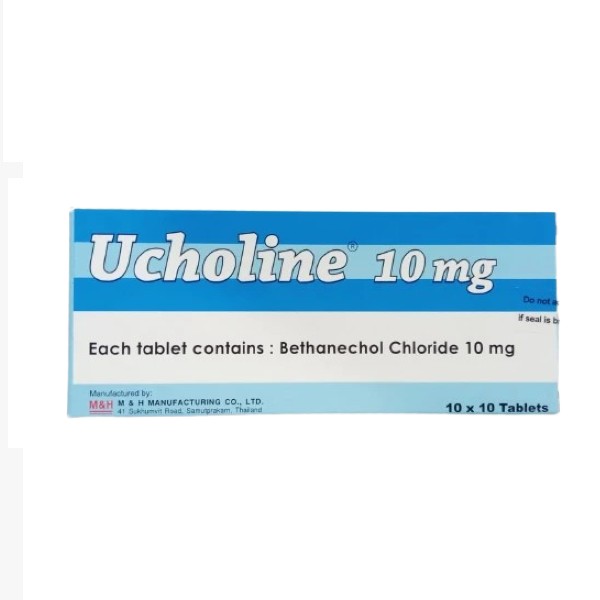 Ucholine 10Mg (Bethanechol Chloride) 100 Tablets In Pakistan