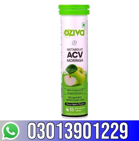 Oziva Acv Moringa | Control Cravings In Apple 15 Effervescent Tablets In Pakistan