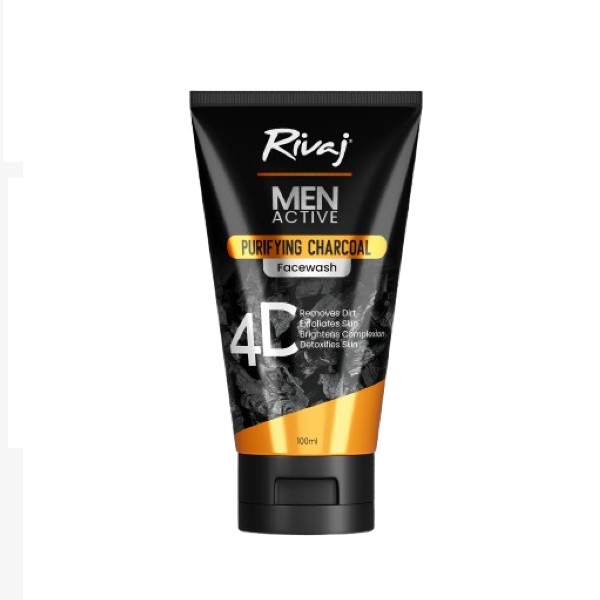 Rivaj Men Active Purifying Charcoal Face Wash in Pakistan