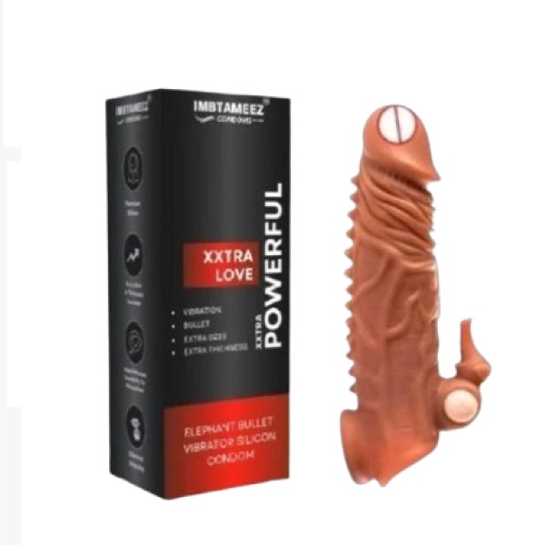 Extra Powerful Dragon Elephant Bullet Silicone Condom In Pakistan