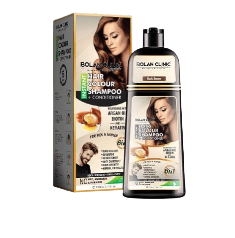 Bolan Clinic Dark Brown Hair Color Shampoo