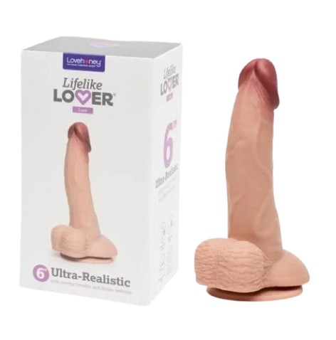 Lifelike Lover Luxe Ultra Realistic Silicone Dildo 6 Inch In Pakistan