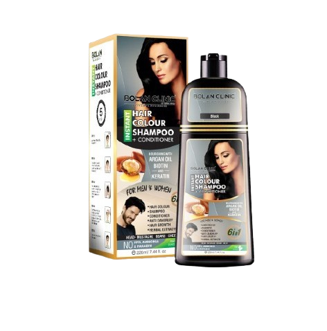 Bolan Clinic Black Hair Color Shampoo In Pakistan