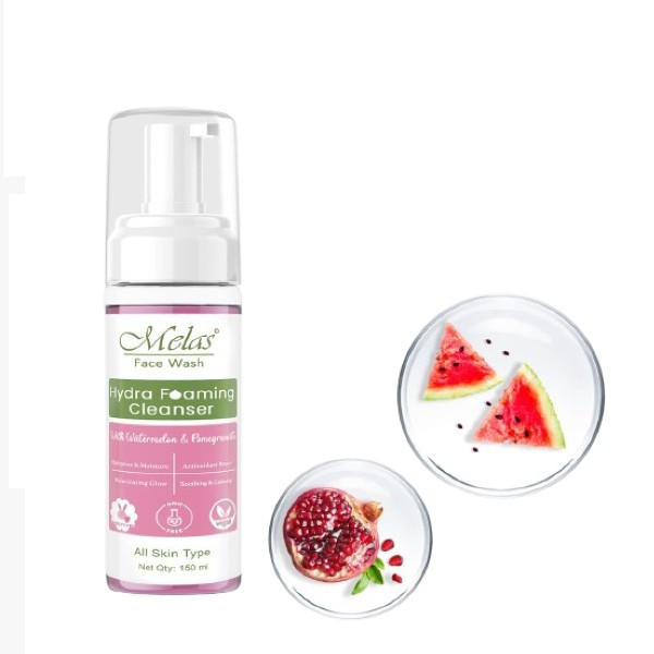 Melas Hydra Foaming Face Cleanser Watermelon & Pomegranate