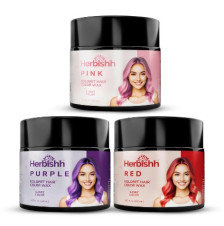 Herbishh 3pcs Herbishh Koloret Temporary Hair Color Wax