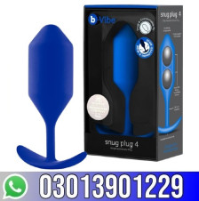 B-vibe Snug Plug 4 Weighted Silicone Butt Plug