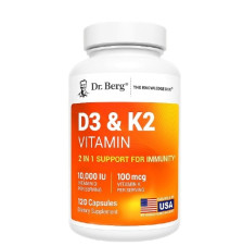 Dr. Berg Nutritionals Berg's D3 & K2 Vitamin D3K2 Supplement In Pakistan